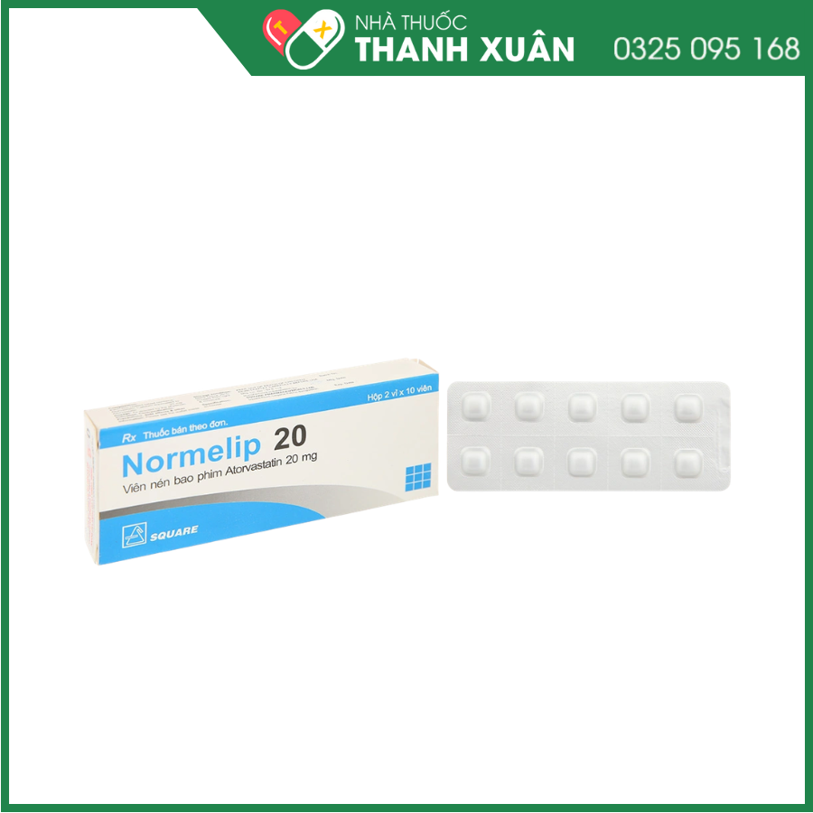 Normelip 20 điều trị tăng cholesterol huyết